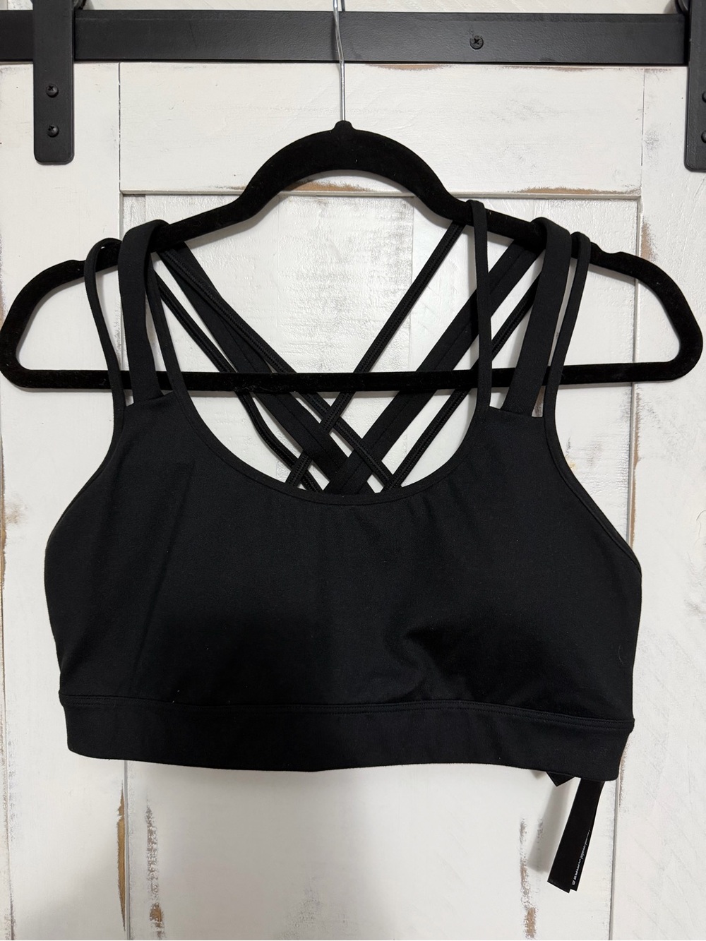 Black Strappy Sports Bra - Women Intimates & Sleepwear